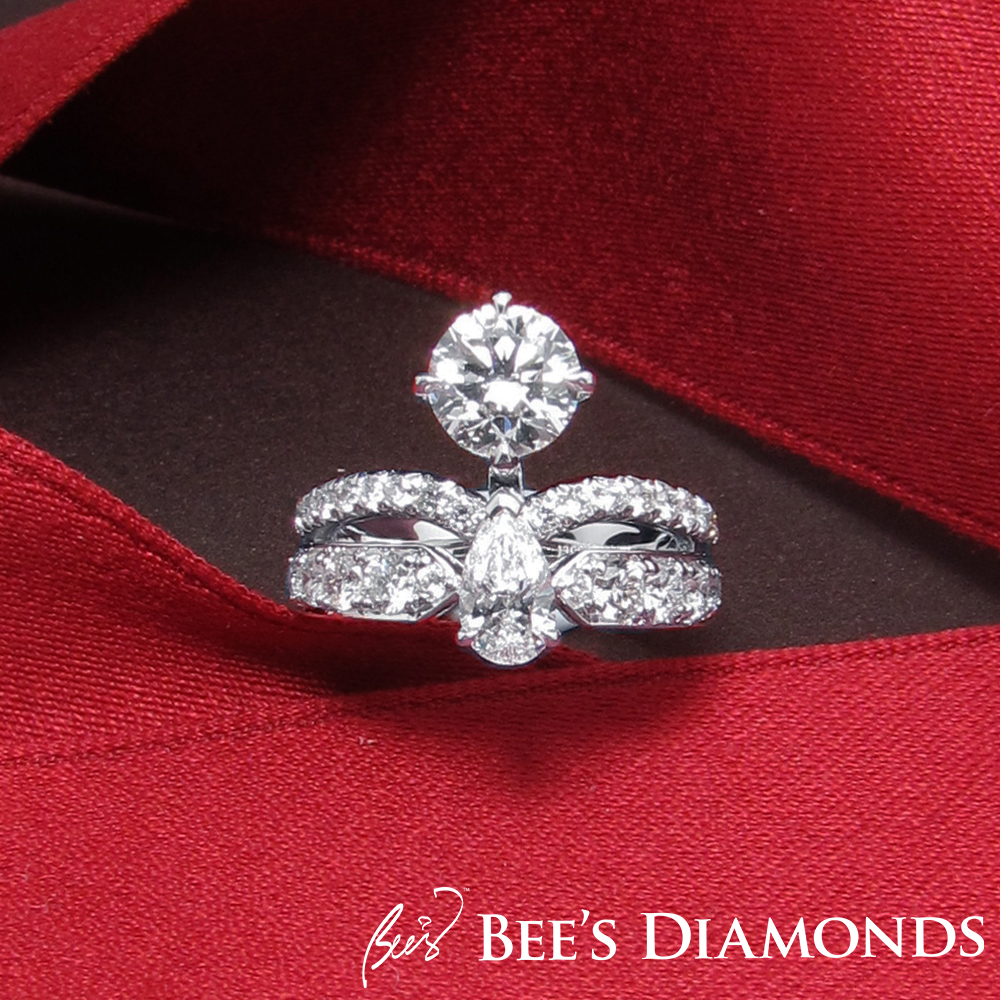 Chaumet Eclat Floral Joséphine diamond ring | tiara diamond ring