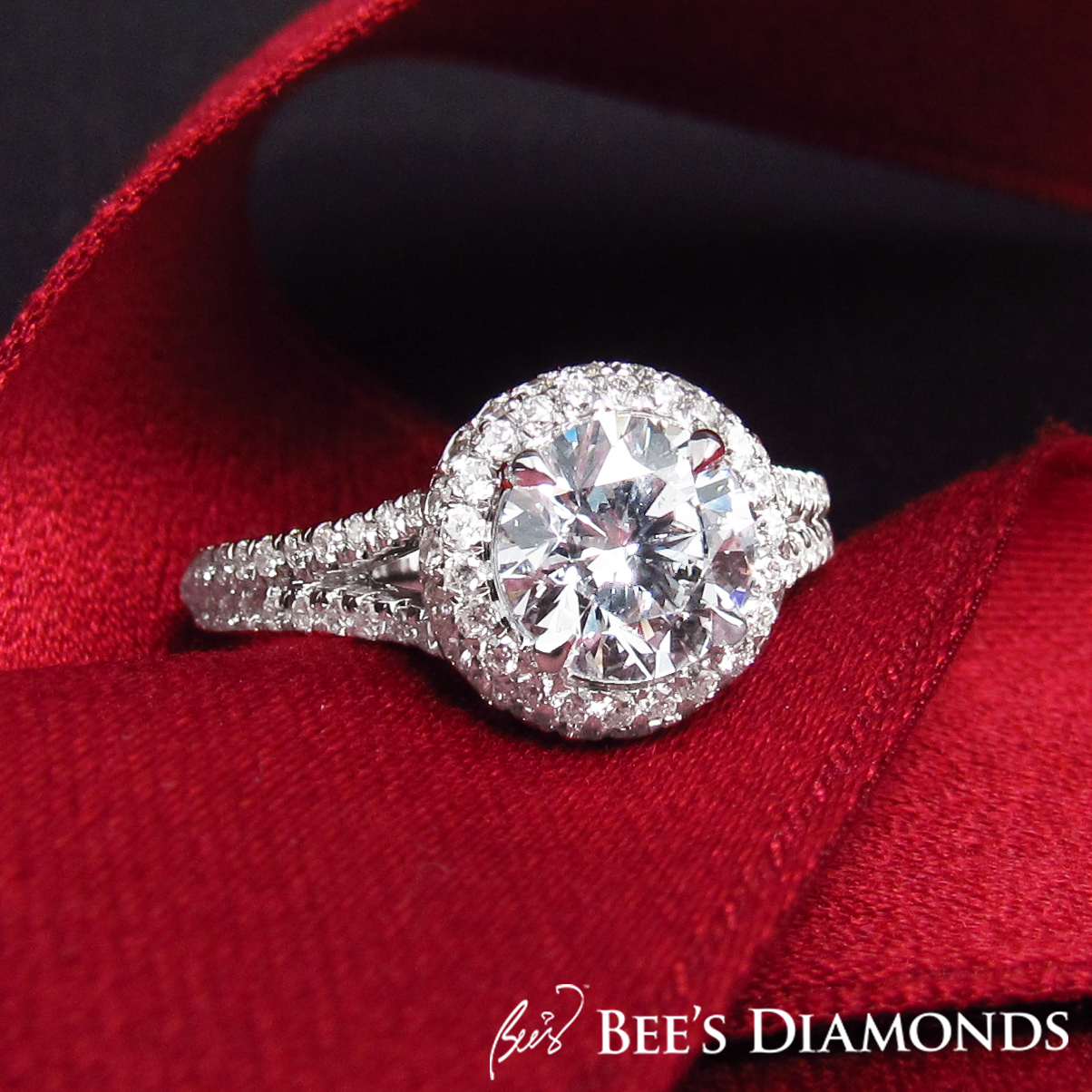 Bespoke Diamond engagement ring Hong Kong | Bee's Diamonds